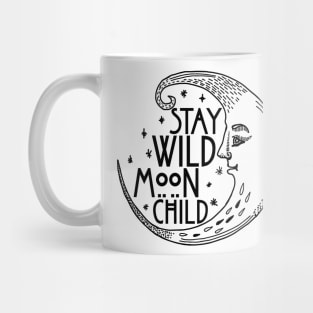 Stay Wild Moon Child Funny Gothic Witchy Spiritual Mug